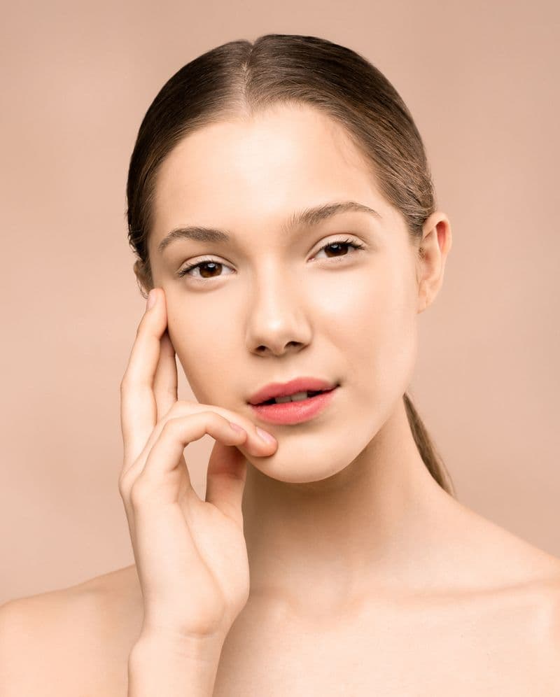 Portrait of a radiant client